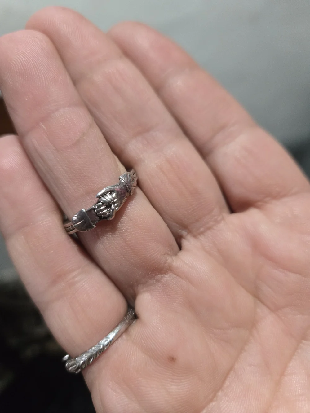 Antique Gimmel Ring With Paper - Picture 9 of 10